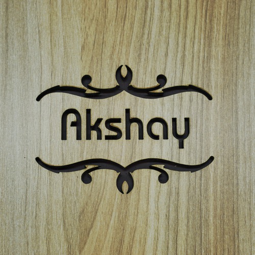 Wooden Cover with Laser cut Personalised Notebook | Diary with Personalised | Customised Name